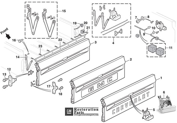 TAILGATE/ PARTS