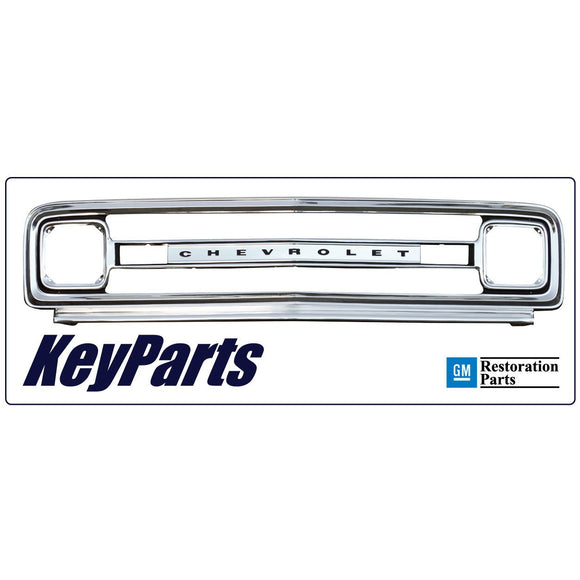 GRILL FRAME, OUTER W/ LETTERING, 69-70. CALL FOR SHIPPING