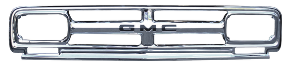 GMC GRILL, CHROME WITH 