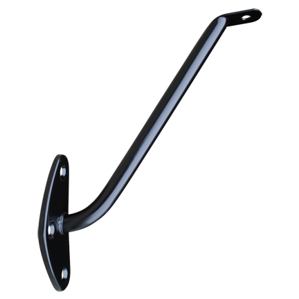 MIRROR ARM, OUTSIDE BLACK, L/H, 67-70  0849-555