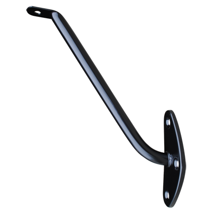 MIRROR ARM, OUTSIDE  BLACK, R/H, 67-70