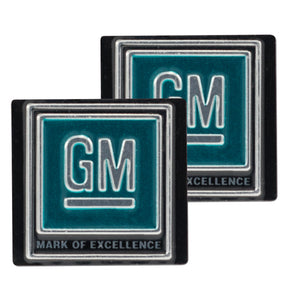 SEAT BELT DECAL  "GM"  SET