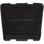 PARKING BRAKE PEDAL PAD,  "DELUXE" '69-'72