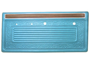 DOOR PANEL ASSEMBLY,  BLACK W/WOODGRAIN, ' 70-'71