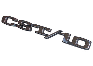 EMBLEM "CST/10" FENDER W/ FASTENERS, PAIR,  '69-'70
