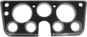 DASH BEZEL,7 HOLE, BLACK, OR CHROME, CHEVY/GMC '67-'68