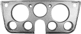 DASH BEZEL,7 HOLE, BLACK, OR CHROME, CHEVY/GMC '67-'68