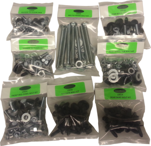 BED BOLT KIT, STEPSIDE, SWB, ZINC, '67-'72