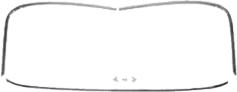 WINDSHIELD TRIM MOLDING SET  S/S ,   67-70