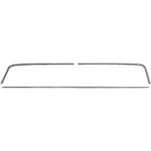 WINDOW TRIM KIT, REAR, 67-72