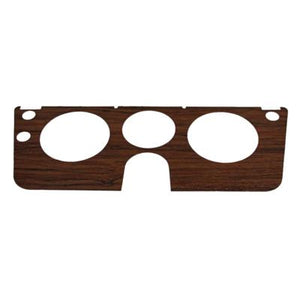 DASH BEZEL 3 HOLE,  WOODGRAIN DECAL, '67-'68