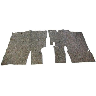 FELT MAT SET FOR FLOOR, LOW/ HIGH HUMP, '67-'72