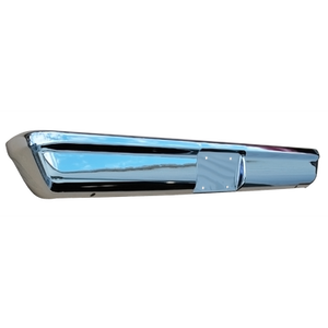 BUMPER, REAR, CHROME, SMOOTHIE,  67-72