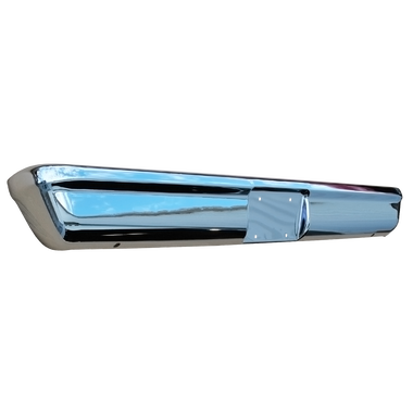 BUMPER, REAR, CHROME, SMOOTHIE,  67-72