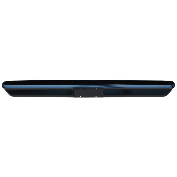 BUMPER, REAR, PAINTED BLACK SMOOTHIE,  67-72