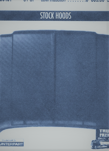 HOOD, SQUARE BODY, STEEL, 73-80