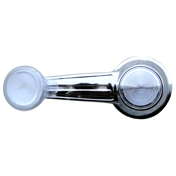 WINDOW CRANK, CLEAR KNOB,  '67-'72  0849-209C