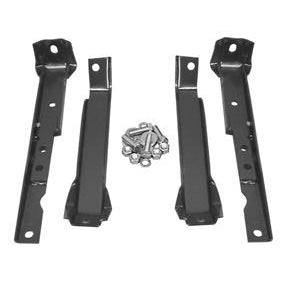 BUMPER BRACKET SET, REAR,  4WD, LEAF SPRINGS, '67-'72