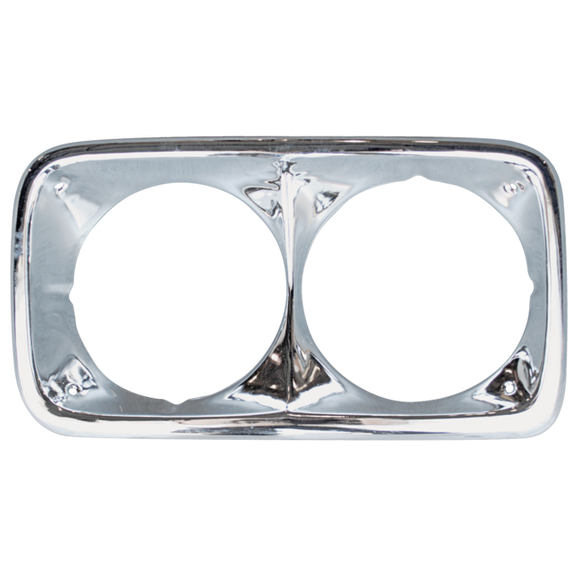 HEADLIGHT BEZEL, CHROME, GMC,   '67-'72