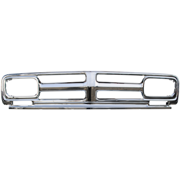 GMC GRILL CUSTOM,  ALL CHROME, 1968-1972 GMC