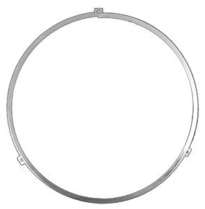 HEAD LIGHT RETAINING RING, 3 TAB, S/S, GMC, 5"LIGHT,