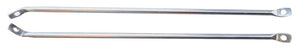 BEDSIDE BRACE SET, STAINLESS STEEL