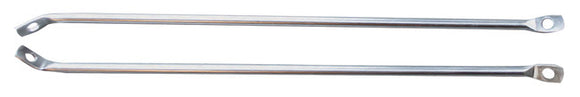 BEDSIDE BRACE SET, STAINLESS STEEL