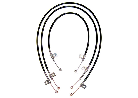 HEATER CONTROL CABLE W/ AC SET OF 3  '67-'72