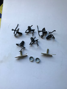 UPPER TAILGATE MOLDING CLIP SET 1967-72
