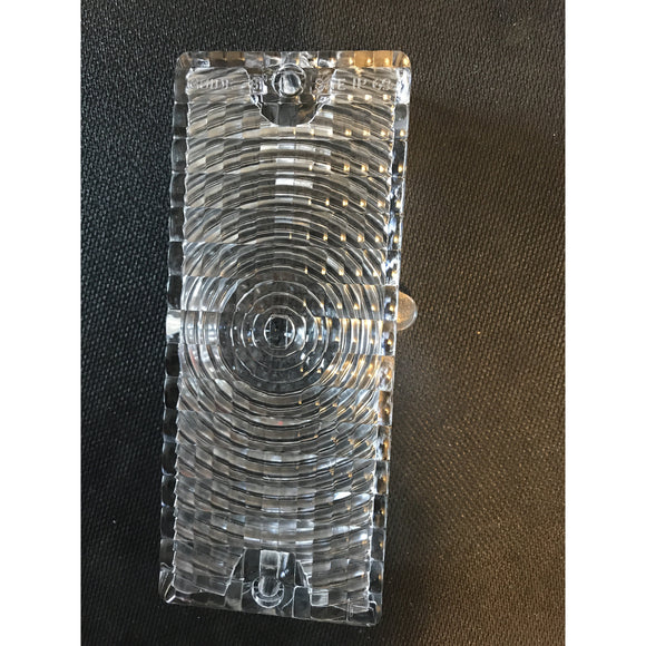 PARK LIGHT LENS,  CLEAR/AMBER, L/H, R/H, '69-'70