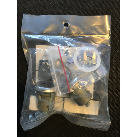 DOOR LOCK CYLINDERS,  W/ 2 MATCHING KEYS, PAIR