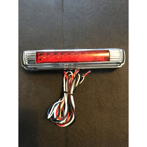 LED LICENSE PLATE LIGHT,  W/ RED THIRD BRAKE LIGHT,  CHROME