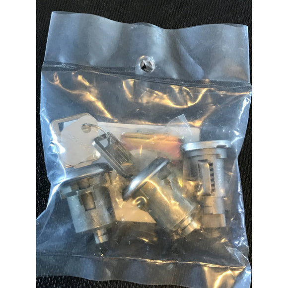 DOOR LOCKS, 2,  IGNITION TUMBLER & 2 KEYS,  67-72 CHEVY/GMC