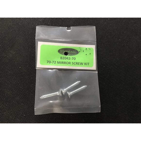 MIRROR MOUNTING SCREWS 3 PCS,  71-72