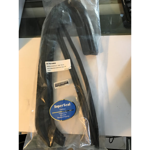 VENT WINDOW SEAL,  PAIR,  64-66