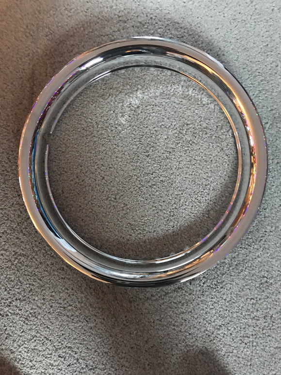 TRIM RINGS, 2” for 15 INCH WHEELS, STAINLESS STEEL