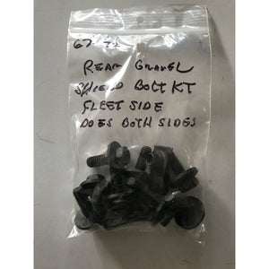 REAR GRAVEL SHIELD BOLT KIT